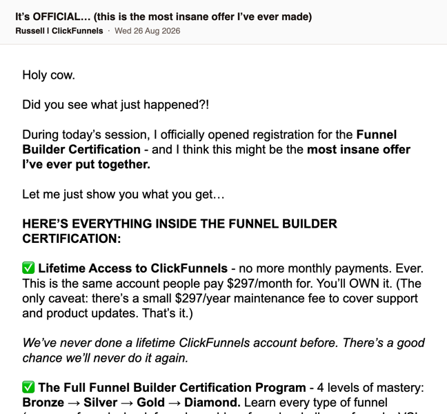 22 · It's OFFICIAL (the most insane offer)