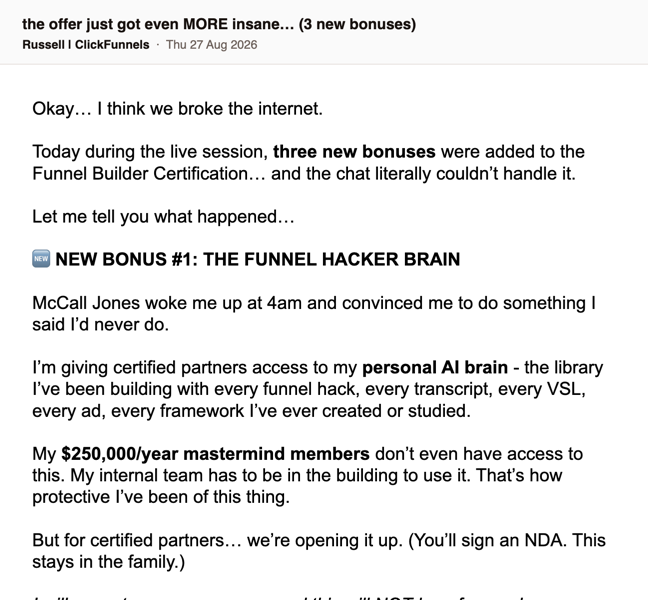 28 · the offer just got even MORE insane