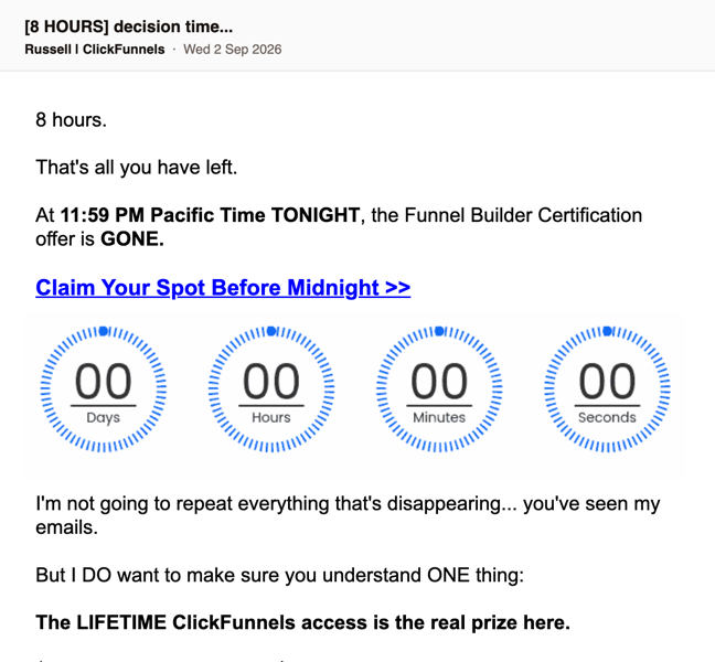 49 · [8 HOURS] decision time